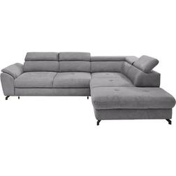 Hellgrau Light Gray Soffa 277cm 5-sits