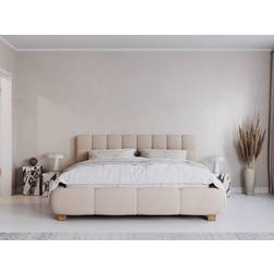 Bedre Nætter Mollis Bouclé 160 x 200 cm Beige
