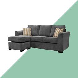 Hashtag Home Celis Reversible Corner Chaise Sofa