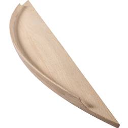 Intarsia Furniture Arcus Large White Oiled Oak Wall Shelf 110cm