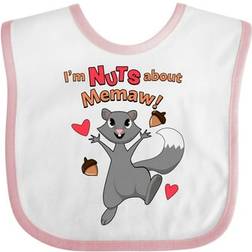 Inktastic I m Nuts About Memaw Baby Bib