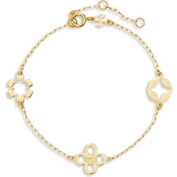 Tory Burch Kira Clover Bracelet - Gold