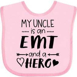 Inktastic My Uncle is an EMT and a Hero Baby Bib