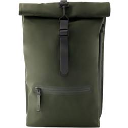 Rains Rolltop Shell Backpack - Green