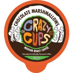 Crazy Cups Decaf Chocolate Marshmallows Medium Roast Coffee 0.5oz 22