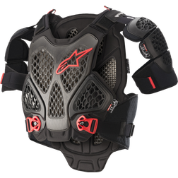 Alpinestars A-6 Chest Protector - Black/Red