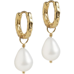 ENAMEL Copenhagen Significant Hoops - Gold/Pearls