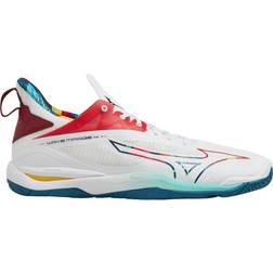 Mizuno Wave Mirage 4 M - White/High Visibility/Moroccan Blue