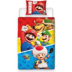 Character World Nintendo Super Mario Movie Official Duvet Cover 135x200cm