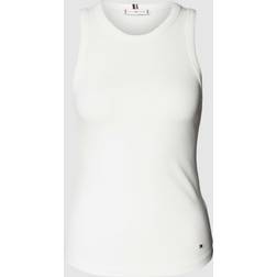 Tommy Hilfiger Tanktop mit Rundhalsausschnitt in Weiss, Größe