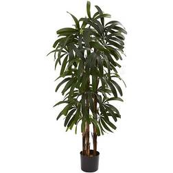 Nearly Natural Raphis Palm Tree Green Artificial Plant