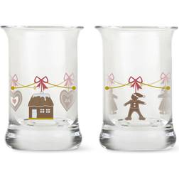 Holmegaard Christmas Shot Glass 3cl 2pcs