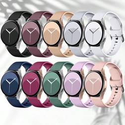 Shein 10 Packs Band Compatible With Samsung Galaxy Watch 4 40mm 44mm 5 Pro 45mm