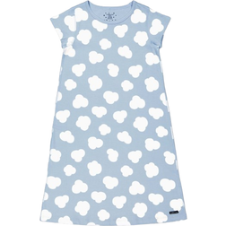 Polarn O. Pyret Cloud Print Nightgown - Light Blue