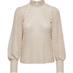 JDY Avery Bluse, Sandshell