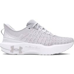 Under Armour Infinite Elite Laufschuhe für Damen Weiß Distant Grau Halo Grau