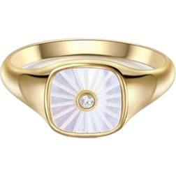 Glanzstücke München Ring - Gold/Mother Of Pearl/Transparent