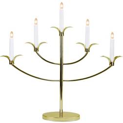Star Trading Tilpi Brass Adventsljusstake 54cm