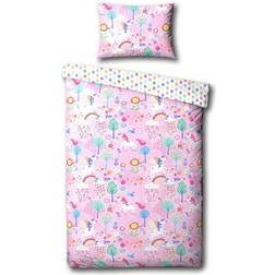 Riva Junior Quilt Duvet Cover & Pillowcase Bedding Bed Set 120x150cm
