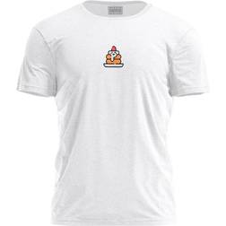 Bona Basics Men's Digitally Printed Basic T-shirt - White