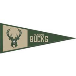 WinCraft Milwaukee Bucks Wool Primary Logo Pennant 13x32"