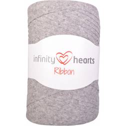 Infinity Hearts Ribbon Ljusgrå 120m