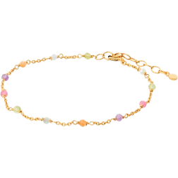 Pernille Corydon Rainbow Bracelet - Gold/Multicolour