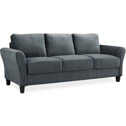 Lifestyle Solutions Willow Dark Gray Sofa 80.3" 3 Seater