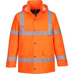 Portwest S460 Hi-Vis Winter Traffic Jacket - Orange