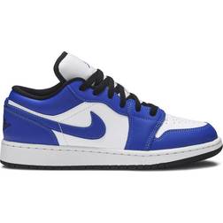 Nike Air Jordan 1 Low GS - White/Game Royal/Black