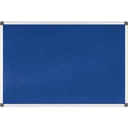 Bi-Office Aluminium Trim Felt Notice Board 120x90cm