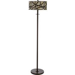 Fifty Five South Waldorf Branch Bronze Floor Lamp 147cm