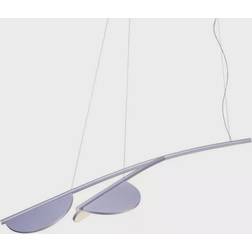 Flos Almendra Organic Y Short S2 Lilac Metallic Pendant Lamp 132.6cm