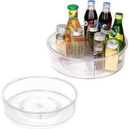 Puricon Lazy Susan Clear, 2 Pack