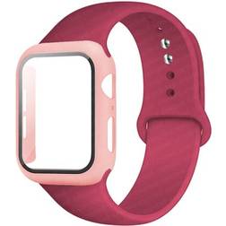 YuiYuKa Band and PC Screen Protector Cover for Apple Watch 40/44/38/42mm