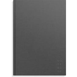 Burde Notebook Textile dark lined A4