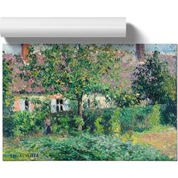 East Urban Home The Peasant House Green/Grey Wall Decor 42x30cm