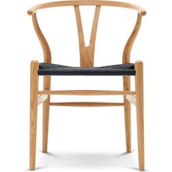 Carl Hansen & Søn CH24 Y Oak White Oil/Black Köksstol 76cm
