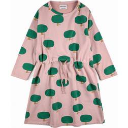 Bobo Choses Green Tree Dress - Pink