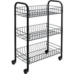 Metaltex Siena Black Carrello Tavolo 23x41cm