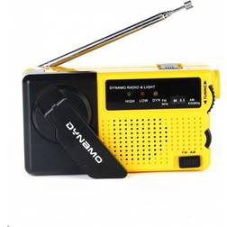 Teknikproffset Crank radio with LED lamp