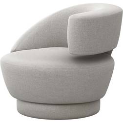 Interludehome Arabella Pure Grey Lounge Chair 30"