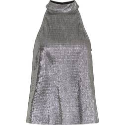 Vila Halterneck Sleeveless Top - Black