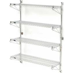 Nexel Wire Chrome Wall Shelf 48"