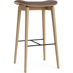 Norr11 NY11 Oak/Dark Brown Bar Stool 65cm