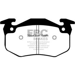 Ebc Brakes Yellowstuff Performance Brake Pads Rear Pad Set