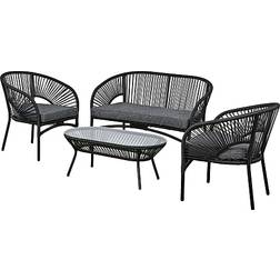 Civita Loungesæt, 1 borde inkl. 2 stole & 1 sofaer