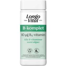 LongoVital B-complete 10 µg vitamin B12 180 pcs