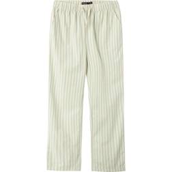 LMTD Tipsy Straight Pant - Turtledove/Créme De Menthe Stripes (13227401)