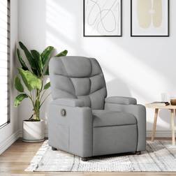 Homie Reclinerfåtölj Ljusgrå Tyg Fåtölj
